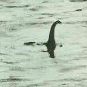 Grainy 1930s picture of Loch Ness Monster